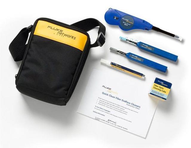 Fluke Networks NFC-KIT-CASE-E Fiber Optic Cleaning Kit